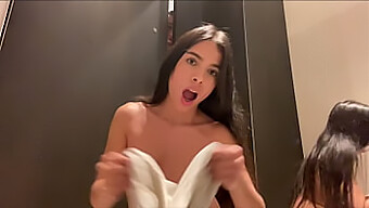 I Accidentally Squirted And Had An Orgasm In The Fitting Room Of A Shop.